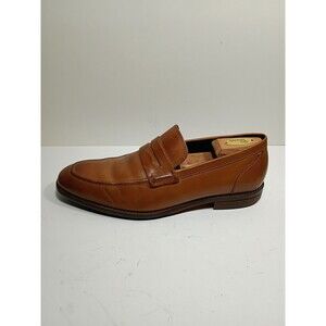 Cole Haan Mens British Tan Leather Penny Loafers C29038 Size 10M Slip On Shoes